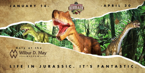 Expedition: Dinosaur exhibit, Wilbur D. May Museum, Reno, Nevada, NV
