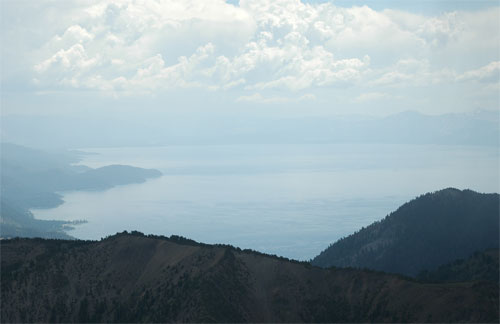 Lake Tahoe view from summit of Mt. Rose, Nevada