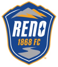 Reno 1868 FC soccer team club, Nevada, NV