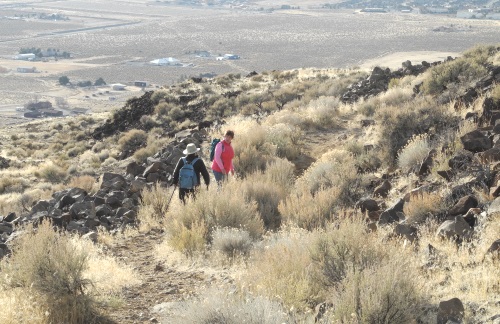Trail to the summit of Sugarloaf Peak, Sparks / Spanish Springs, Nevada, NV