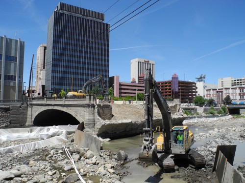 Virginia Street Bridge demolition, Reno, Nevada