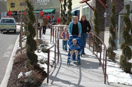 Grand opening shoppers stroll The Summit