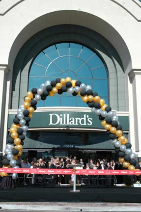 Grand opening ceremonies at Dillard's