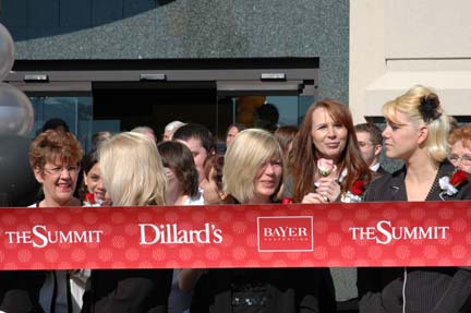 Dillard's employees await the onslaught