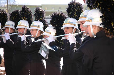 Galena High band provides the music