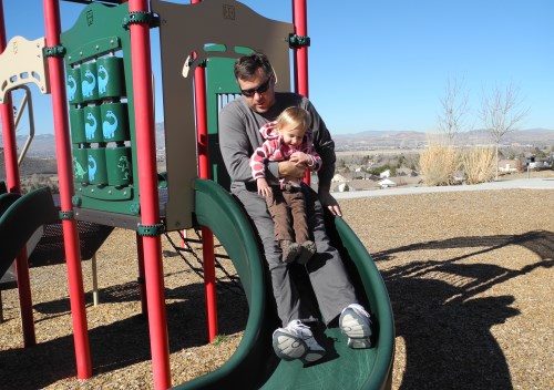 Fathers Day in the park, Reno, Nevada