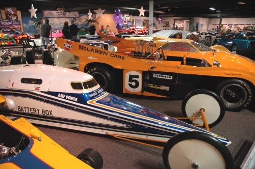 Race cars, National Automobile Museum, Reno, Nevada