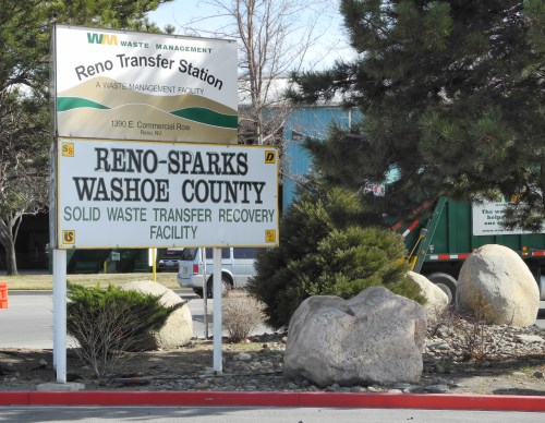 Waste Management Transfer Station in Reno, Nevada